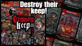 The board game Crimson keep - Overview video