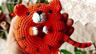 Амигуруми: схема Пончик-тигрёнок. Игрушки вязаные крючком - Free crochet patterns.