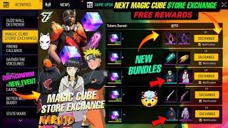 Magic Cube Store Exchange | New Naruto  Bundles  Store Update Free Fire Ff Max New Event today