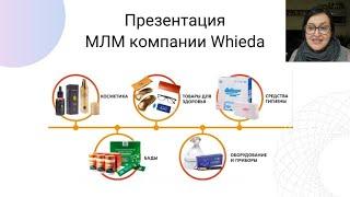 Презентация МЛМ компании Whieda. Сетевой маркетинг 2024