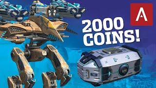 War Robots - Icarus Cyber Show Loot Box Opening (2000 Coins) + Intense Game! | WR Gameplay