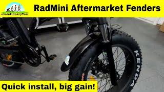 Aftermarket Fenders for Your RadMini E-Bike.