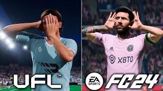 UFL™ vs EA SPORTS FC 24 | Comparison Gameplay