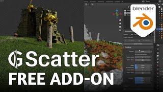 G-Scatter - Blender FREE! Add-on Tutorial