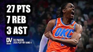 Jalen Williams vs Pacers 27 pts 7 reb 3 ast | Jun 13, 2025 | Playoffs