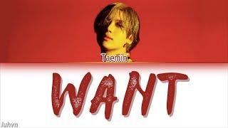 TAEMIN (태민) - 'WANT’ LYRICS [HAN|ROM|ENG COLOR CODED] 가사