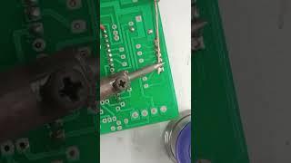 How to desolder without pump and wick|| #electronic #viralvideo #soldring @Electronic68188