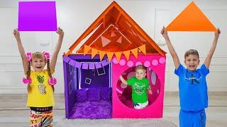 Diana and Roma in the Shapes House Adventure