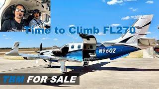 Time to Climb in the 2024 DAHER TBM 960 - N960Z | FOR SALE