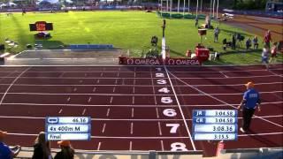 European Athletics Junior Championships-2105. 4x400 m men