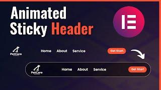 Custom Animated Sticky Header in Elementor Pro (Step by Step)