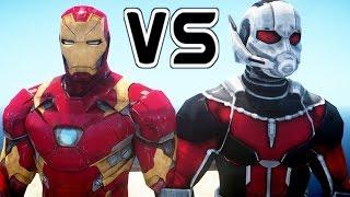 IRON MAN VS ANT-MAN - EPIC SUPERHEROES BATTLE