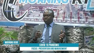 Dew Jemima Wilson and Dr Osiatuma Victor Azubuike, Medical Director FMC Asaba on Covid-19