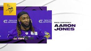 Aaron Jones Talks About Justin Jefferson's Vikings Offensive Impact & Respect for Kevin O'Connell