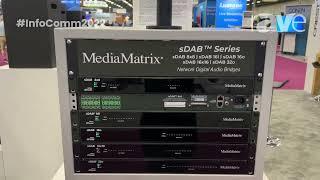 InfoComm 2022: MediaMatrix and Peavey Debut sDAB Series of Networkable Digital Audio Bridges