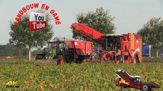 aardappels rooien Grimme Varitron 470 fendt 1050 vario Hommes fendt 942 vgm hooglosser  4K