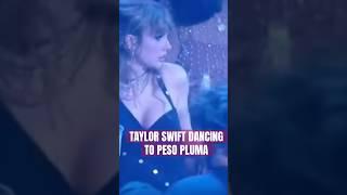 Taylor Swift dancing to Lady Gaga by Peso Pluma #taylorswift #pesopluma #mtv #vmas2023 #fy #trending