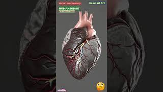 Human Heart Animation | Cardiac Anatomy | Heart AI Art | 37