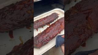 YES, Weekday Smoked Ribs Are Possible #food #traeger #traegergrills #smokedribs #shorts