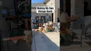 Making My Own Vintage Booth #shorts #howto #furnitureflip #trashtotreasure #YouTubeHighFive #vintage
