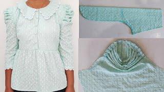 stylish cotton top cutting and stitching very easy method