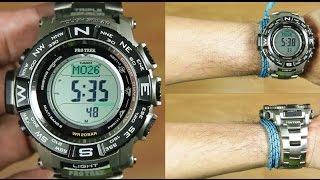 Casio Protrek PRW-3500T-7 Titanium Band : UNBOXING