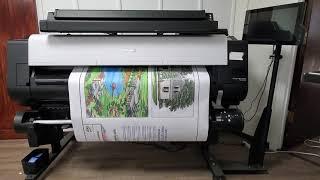 CANON TX-4000 44-inch Color Large Format Printer - Color Print Test