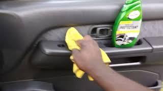 turtle wax inside & out protectant demo review on Nissan pathfinder hellcat demon redeye dashboard