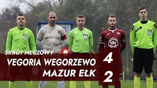 Skrót meczu | Vęgoria Węgorzewo - Mazur Ełk 4:2 (0:2) | LO WMZPN 2022/23