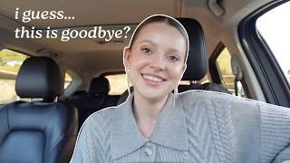 VLOG: so, this is goodbye?