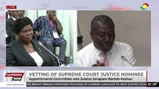LIVE: Vetting Appointment Committee vets Justice Janapare Bartels-Kodwo || 17-06-2025