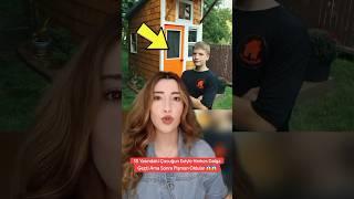 HERKES 13 YAŞINDAKİ ÇOCUĞUN EVİYLE DALGA GEÇTİ AMA SONRA PİŞMAN OLDULAR!  #shorts #tiktok #fyp