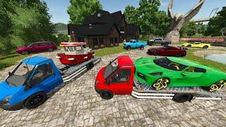 We Repo a Millionaires Racecar and Boat | Farming Simulator 25