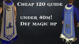 Runescape 3 - 120 Magic/Defence guide (under 20m) guide