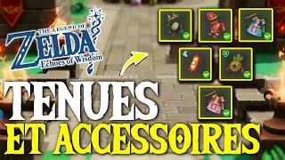 Obtenir TOUTES les TENUES et ACCESSOIRES dans Zelda Echoes of Wisdom !