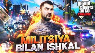 GTA 5 / MILITSIYA BILAN ISHKAL #71 / UZBEKCHA LETSPLAY