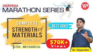 Prepare Complete SOM for Interviews | Strength of Materials Interview Questions | Civil | Mechanical