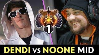 DENDI vs NOONE on mid — winning lane is enough?