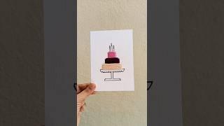 DIY String Art Birthday Card 