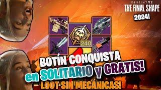 Botín Conquista y Loot en SOLO y GRATIS! 2024 Destiny 2 The Final Shape