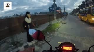 Morning ride to city of temples  Bhaktapur Nepal