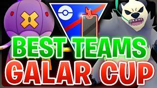 The *BEST* 10 GALAR CUP TEAMS GREAT LEAGUE EDITION for the Pokemon GO GO BATTLE LEAGUE