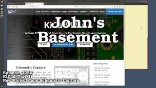 KiCad 5 #1 New Project & Schematic Capture