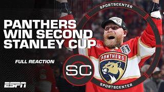 STANLEY CUP FINAL GAME 6 REACTION ️ Florida Panthers dominate to go BACK-TO-BACK  | SportsCenter