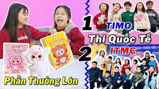 Gia Đình Hằng Nheo Dẫn Em Quỳnh Nhi Đi Thi Toán ITMC Và Timo