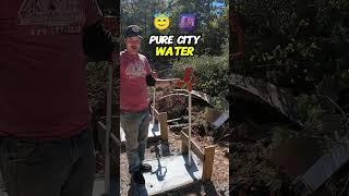 City Water vs Well Water vs Whiskey Taste Test! #funny #roofing #landscaping