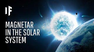 What If a Magnetar Entered Our Solar System?