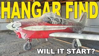 WILL OUR HANGAR FIND START ? SITTING YEARS IN THE DIRT.