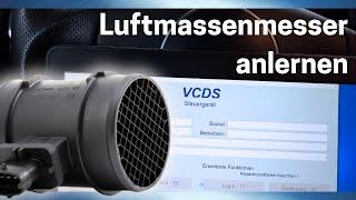 Luftmassenmesser neu anlernen Lernvorgang anstoßen VCDS