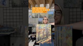 Fall Painting #howtopaint #fallpainting #landscape #tianaartlab #fall #autumn #aesthetic